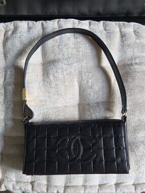Chanel Timeless CC Chocolate Bar East West Flap Bag